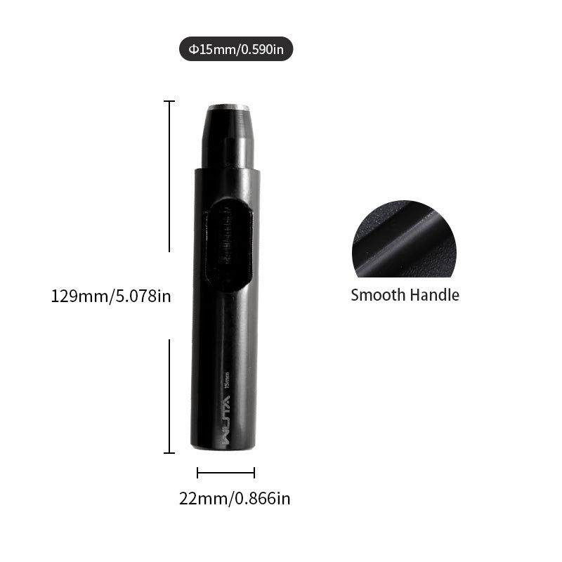 WUTA Electrophoretic Coating Round Hole Punch Leather Hollow Punch