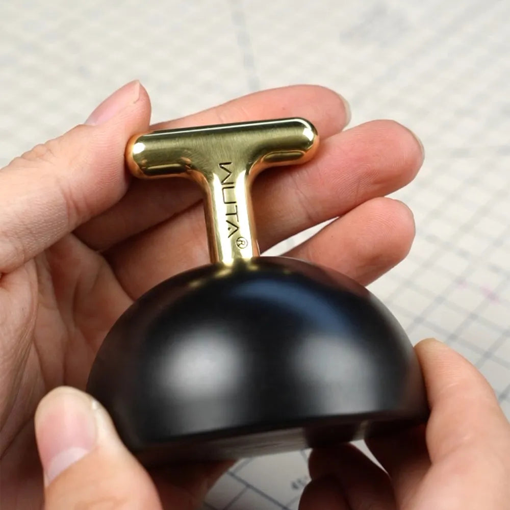 WUTA Leather Weight Paperweight 716g Titanium-Coated Stainless Steel Leathercraft Tool