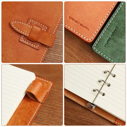 WT831 DIY Binder Journal Notebook Leather Pattern