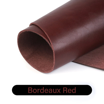 1 Square Feet Irregular Top Quality New Waxed Bull Vegetable Tanned Leather | WUTA