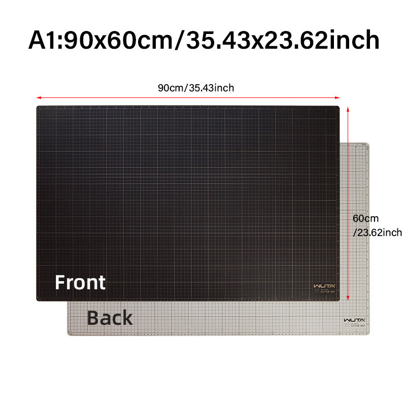 WUTA Self Healing Cutting Mat for Sewing & Crafting | Professional Double-Sided Cutting Mat