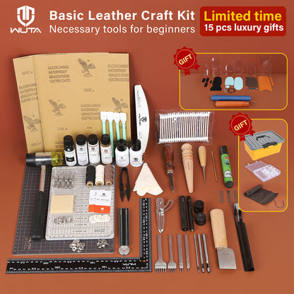 24pcs Basic Leather Craft Tool Set | WUTA