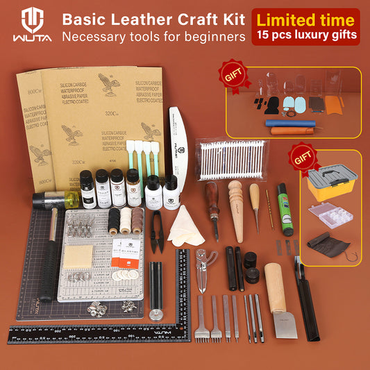 24pcs Basic Leather Craft Tool Set | WUTA