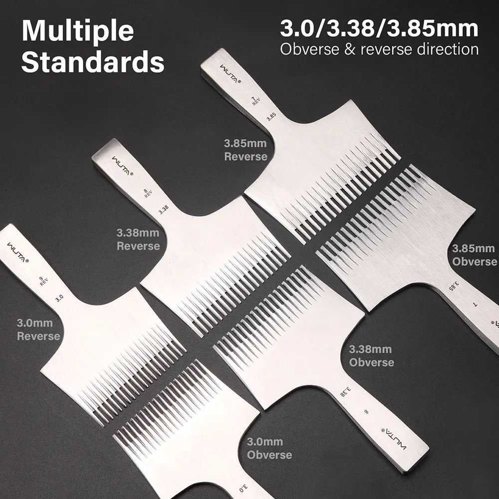 20 Prong Pricking Iron Leather Chisel French Style Leather Punching Tools | WUTA