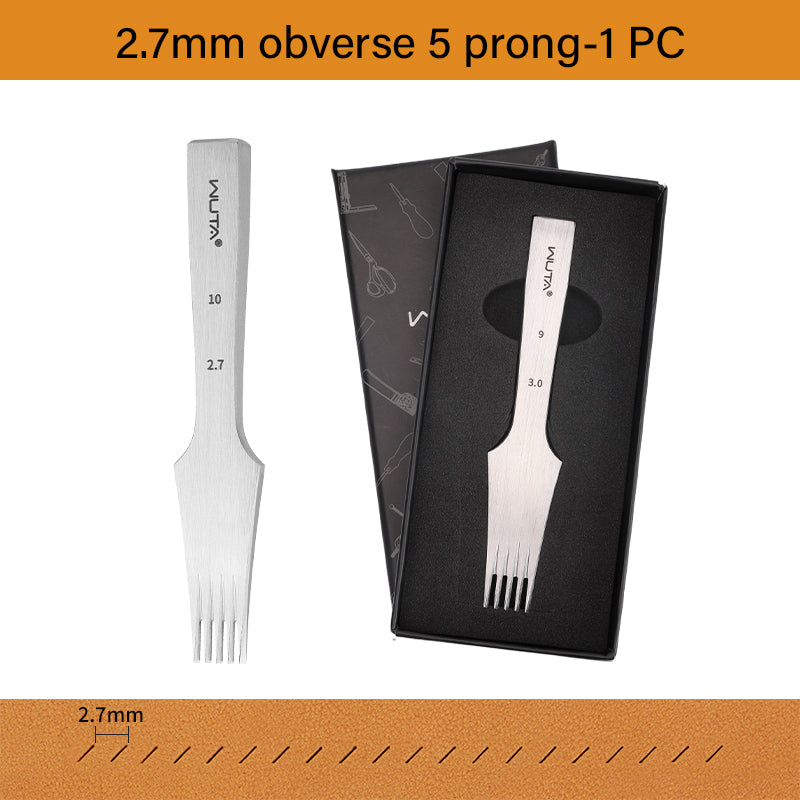 3.0 Leather Chisel French Style Pricking Iron Die-steel Leather Punching Tool |WUTA