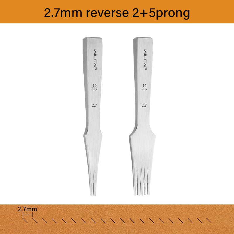 3.0 Leather Chisel French Style Pricking Iron Die-steel Leather Punching Tool |WUTA
