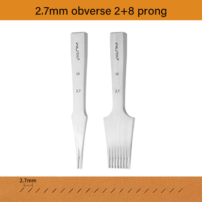 3.0 Leather Chisel French Style Pricking Iron Die-steel Leather Punching Tool |WUTA