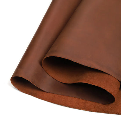 Premium Full Grain Vintage Pull-Up Cowhile Crazy Horse Leather | WUTA