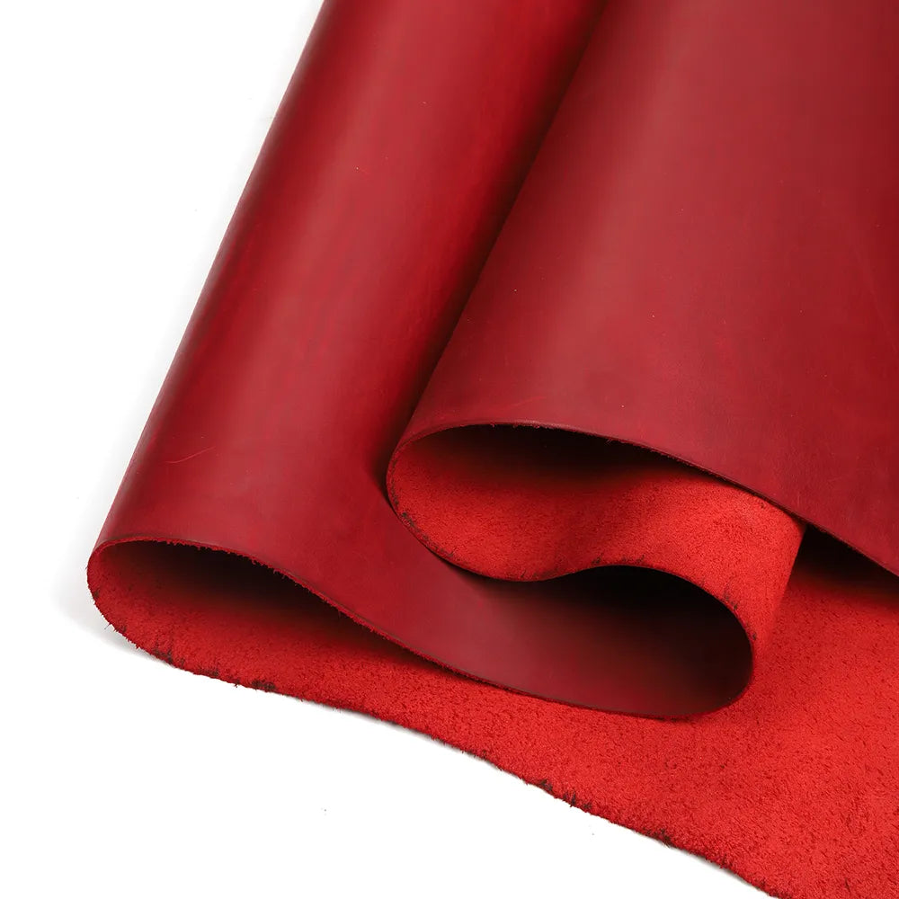 Premium Full Grain Vintage Pull-Up Cowhile Crazy Horse Leather | WUTA
