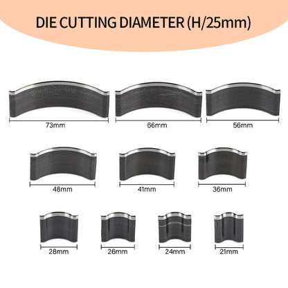 10Pcs Sharp Leather Strap Cutting Mold | WUTA