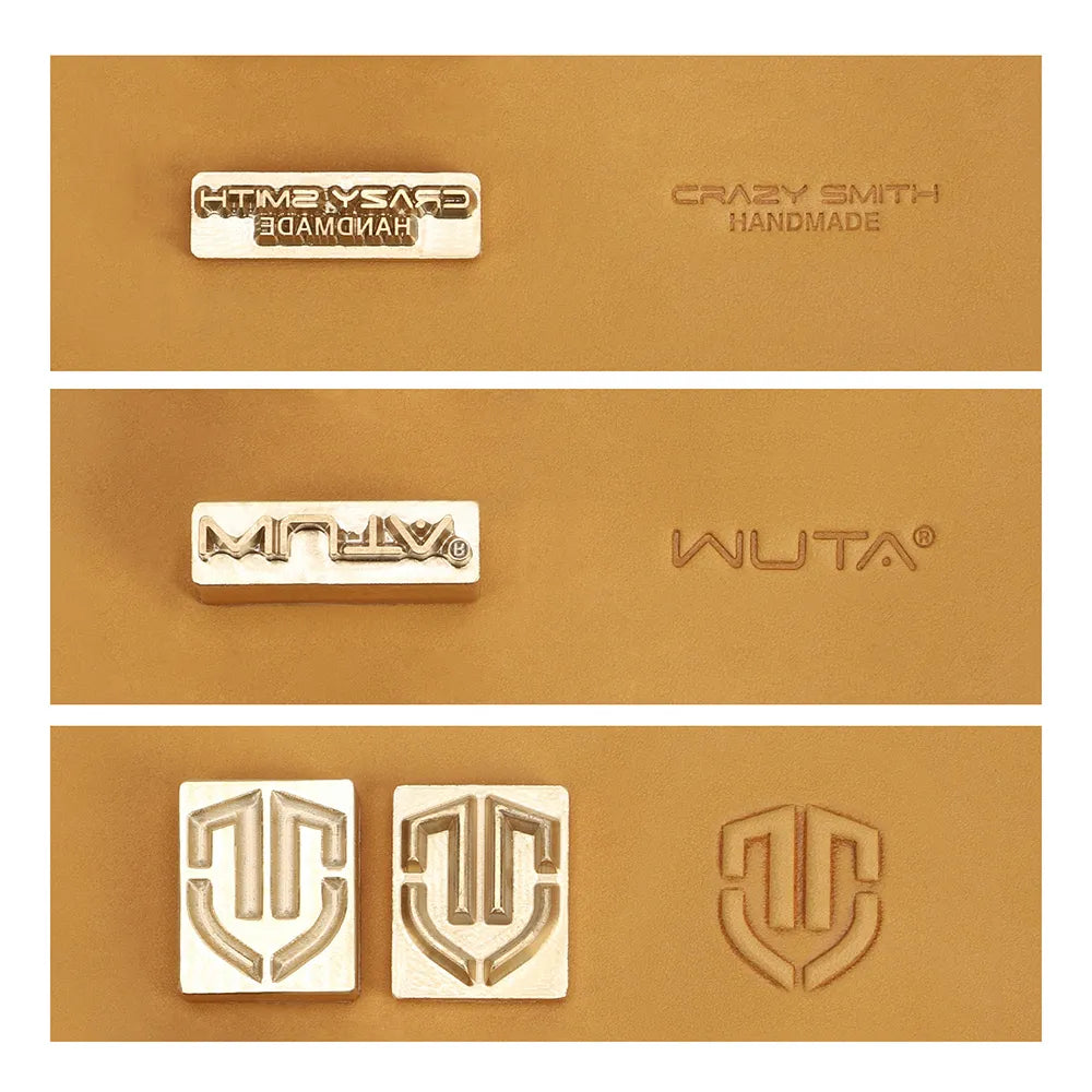 Customized Leather Brass Stamp Custom Logo Copper Mold | WUTA