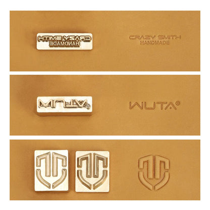 Customized Leather Brass Stamp Custom Logo Copper Mold | WUTA