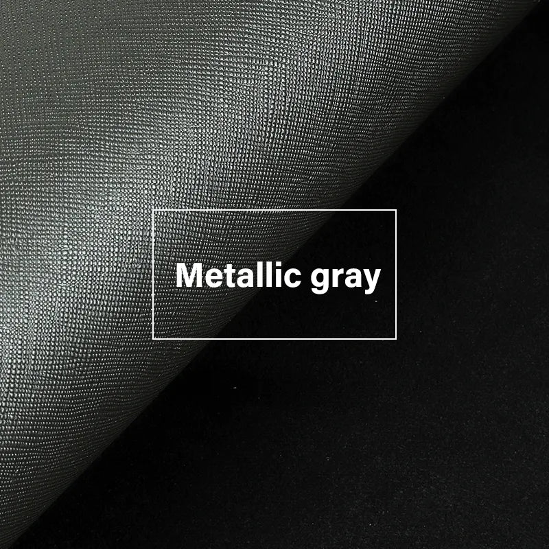 Irregular First Layer Cowhide Genuine Leather Cross Pattern Leather |WUTA