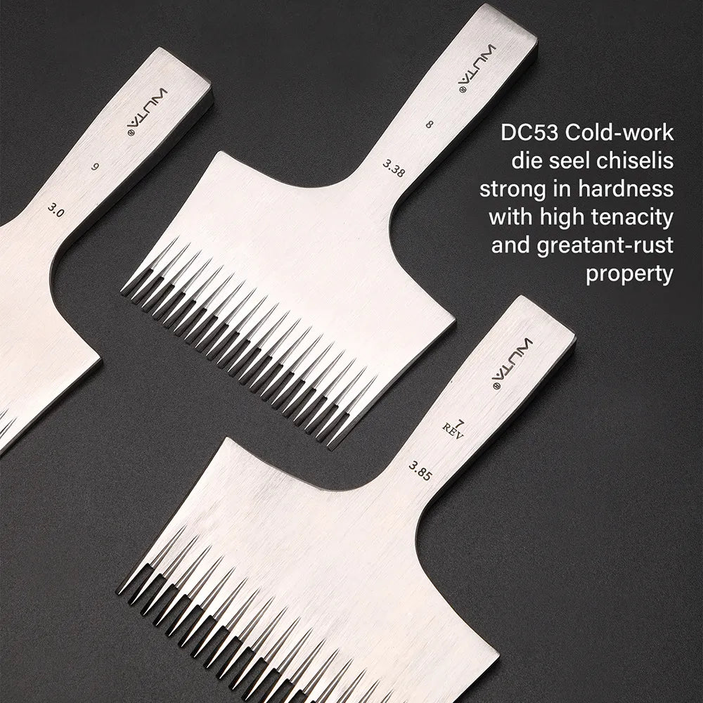 20 Prong Pricking Iron Leather Chisel French Style Leather Punching Tools | WUTA