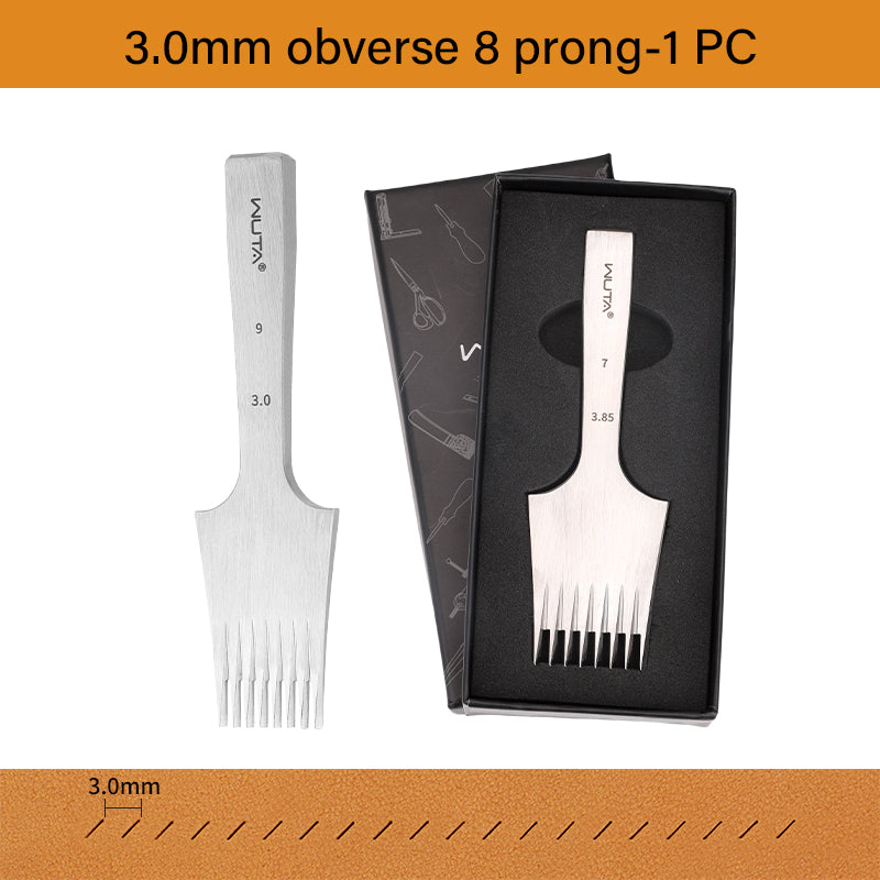 3.0 Leather Chisel French Style Pricking Iron Die-steel Leather Punching Tool |WUTA