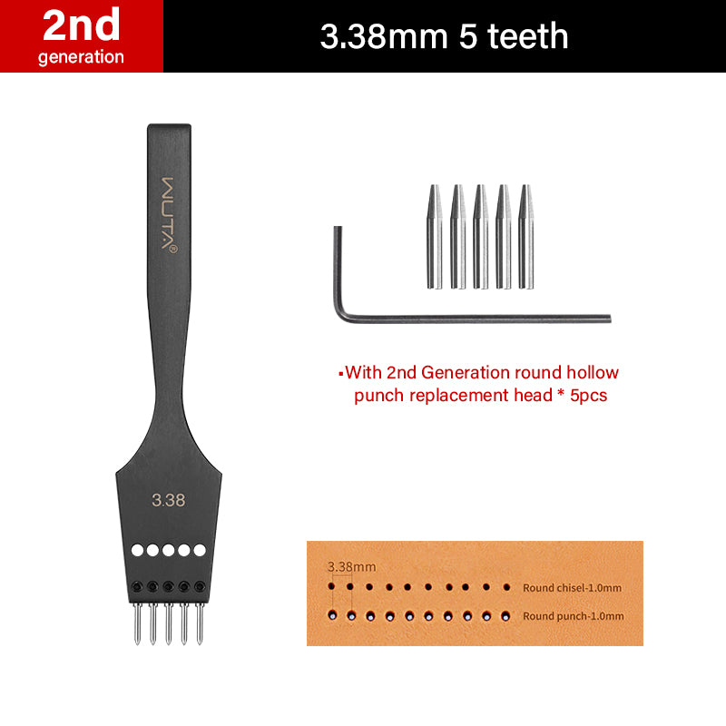 Herausnehmbarer Kreis Lederlochstanze