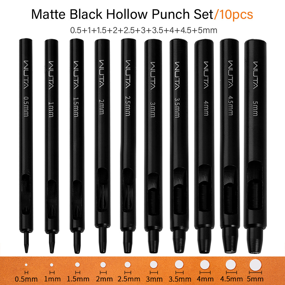 WUTA Electrophoretic Coating Round Hole Punch Leather Hollow Punch