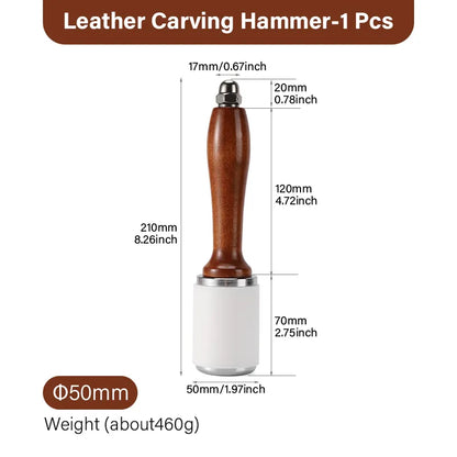 Professional Leather Carve Hammer Nylon Hammers | WUTA