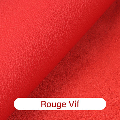 1/3/5 Sq.ft Togo Calfskin Leather Top Grain Pebbled Leather Fabric Lychee Cowhide Chrome Leather | WUTA