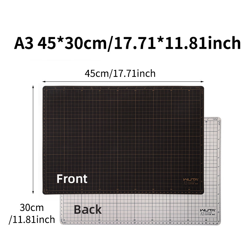 WUTA Self Healing Cutting Mat for Sewing & Crafting | Professional Double-Sided Cutting Mat