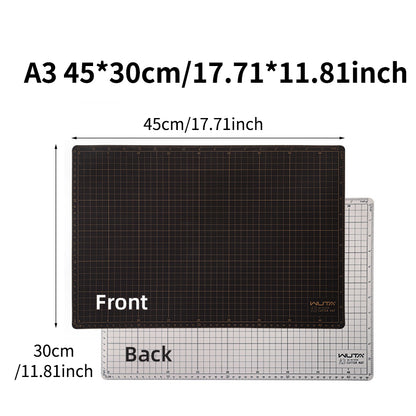 WUTA Self Healing Cutting Mat for Sewing & Crafting | Professional Double-Sided Cutting Mat