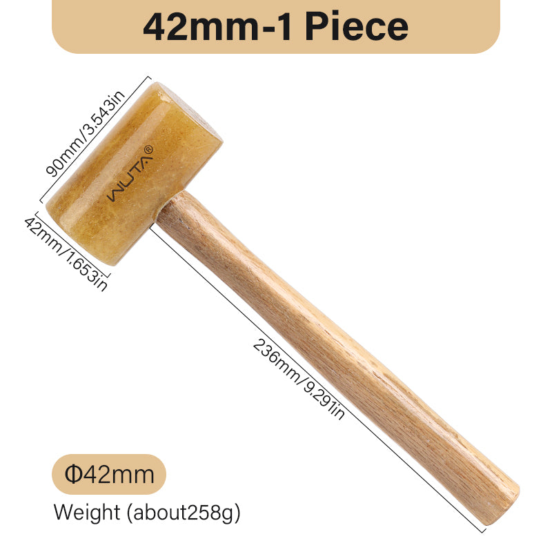 Rawhide-head Mallet Leather Craft Hammer | WUTA - 42mmx1piece Rawhide-head Mallet Leather Craft Hammer | WUTA - 42mmx1piece