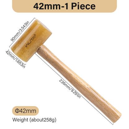 Rawhide-head Mallet Leather Craft Hammer | WUTA