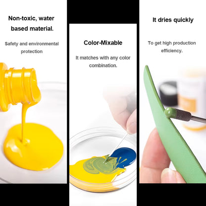 WUTA 30ml Professional Leather Edge Paint Oil Dye Edge Dressing Color Coats Leather Finish Supplies DIY Craft Leather Shoe Edges