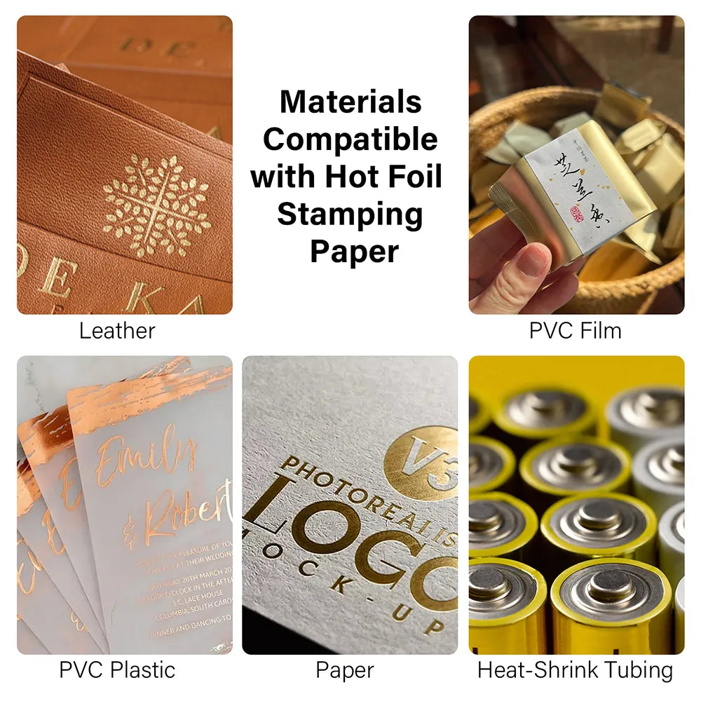 Hot Stamping Foil Paper Heat Transfer Foil Roll 5cm x122m | WUTA