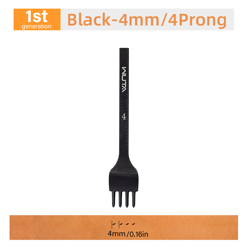 High Polished Leather Chisel Tool Diamond Thorn Iron Hole Punch| WUTA