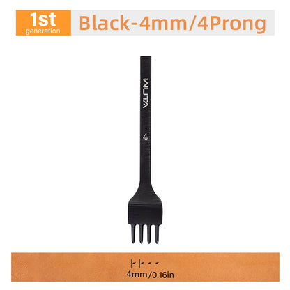 High Polished Leather Chisel Tool Diamond Thorn Iron Hole Punch| WUTA