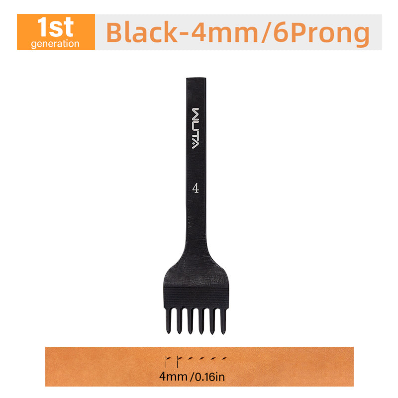 High Polished Leather Chisel Tool Diamond Thorn Iron Hole Punch| WUTA