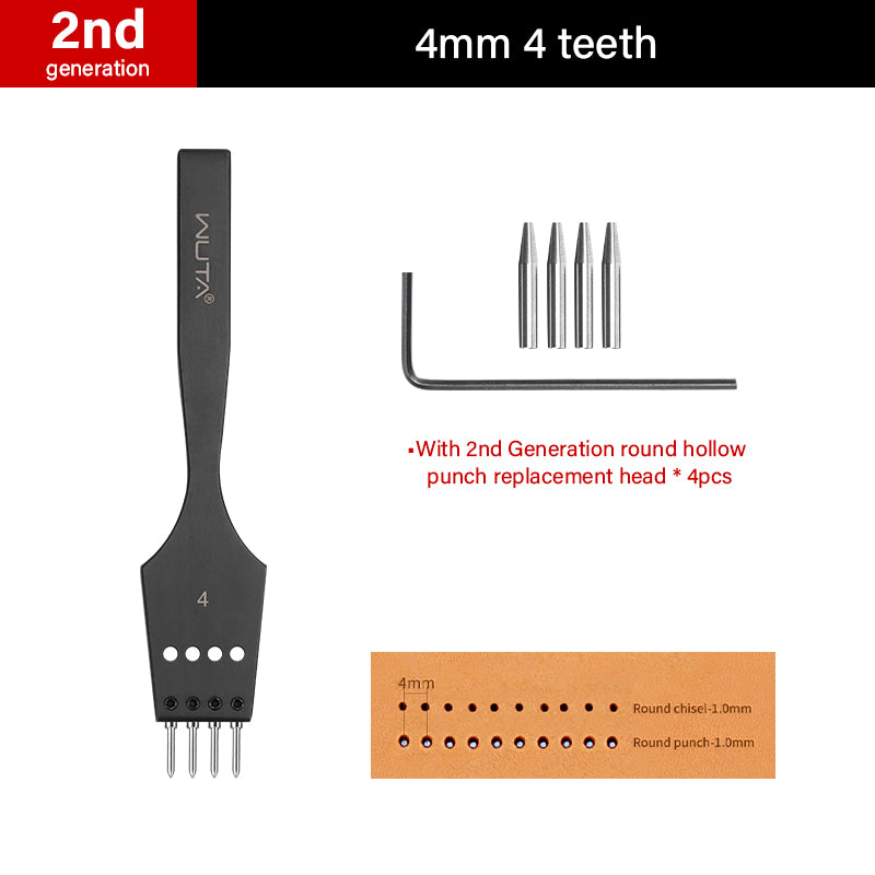 Herausnehmbarer Kreis Lederlochstanze