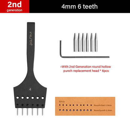 Herausnehmbarer Kreis Lederlochstanze