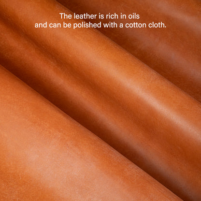 3 Sq.ft Vintage Frosted Vegetable tanned Cowhide Leather First Layer Genuine Leather | WUTA