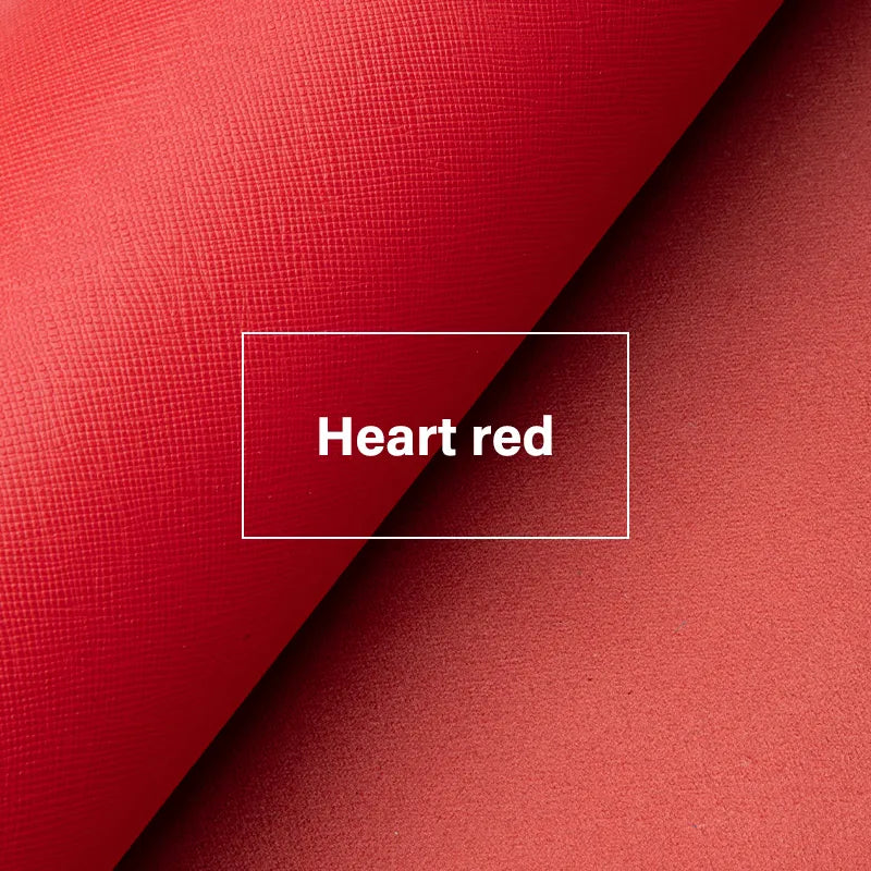 Irregular First Layer Cowhide Genuine Leather Cross Pattern Leather |WUTA