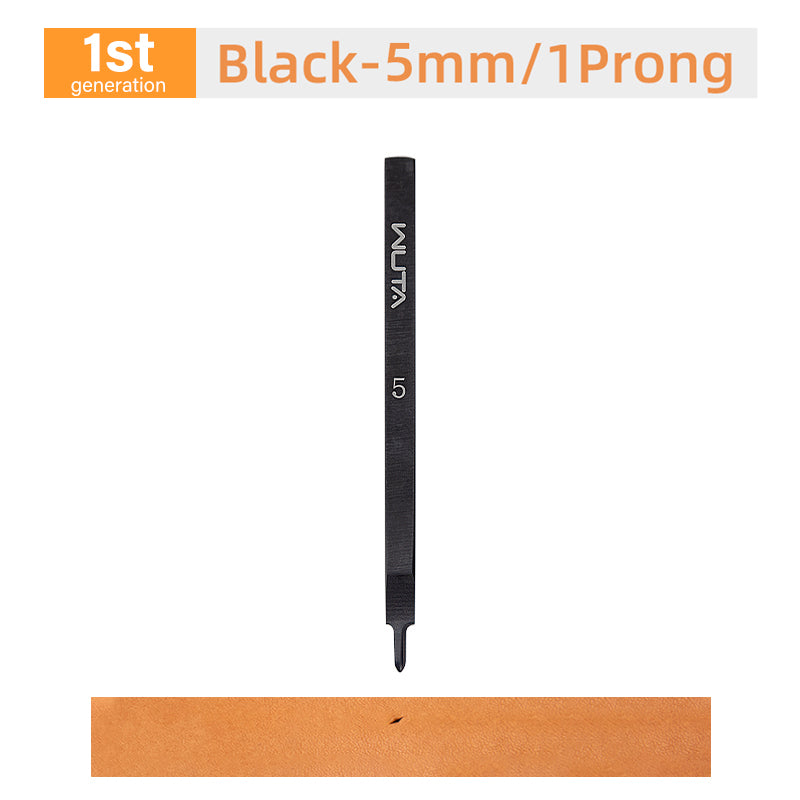 High Polished Leather Chisel Tool Diamond Thorn Iron Hole Punch| WUTA