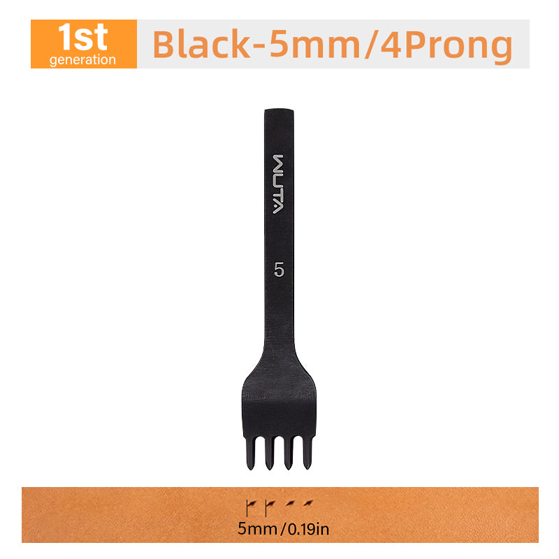 High Polished Leather Chisel Tool Diamond Thorn Iron Hole Punch| WUTA