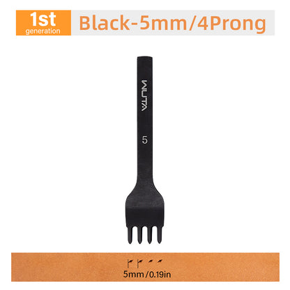 High Polished Leather Chisel Tool Diamond Thorn Iron Hole Punch| WUTA