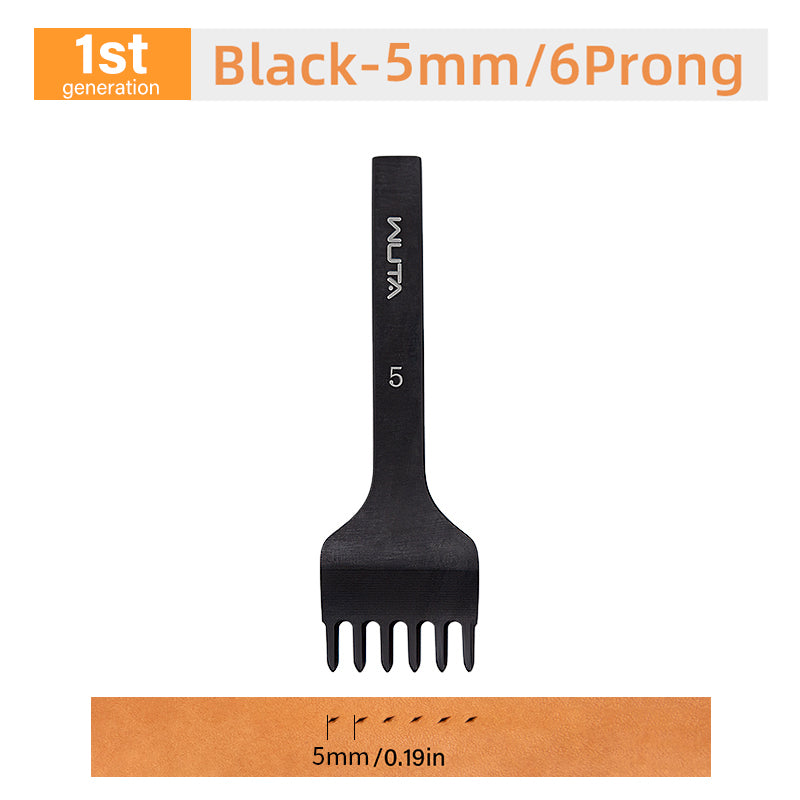 High Polished Leather Chisel Tool Diamond Thorn Iron Hole Punch| WUTA