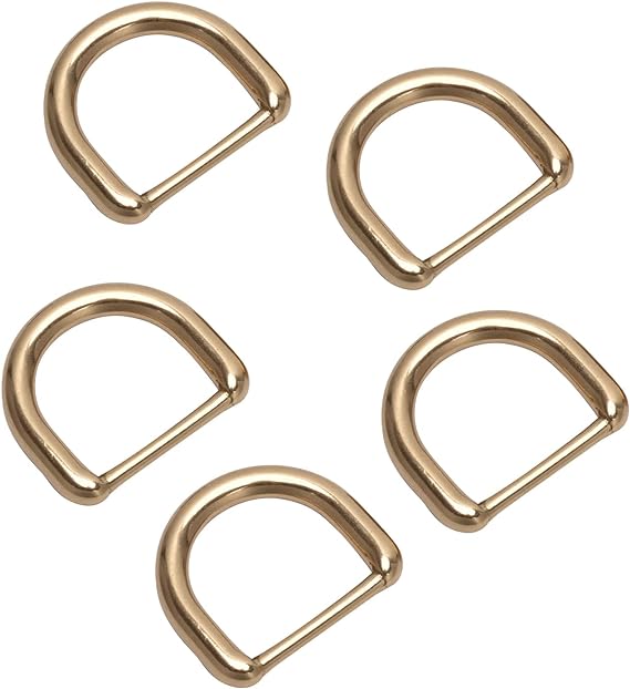 Brass D-Ring Precision Casting Findings Non-Welded D Rings | WUTA