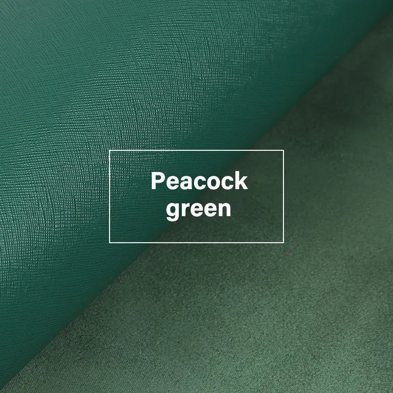 Irregular First Layer Cowhide Genuine Leather Cross Pattern Leather |WUTA