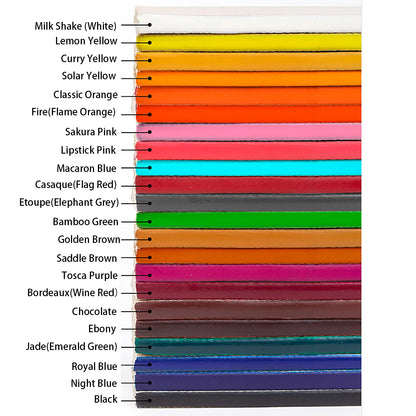 WUTA 30ml Professional Leather Edge Paint Oil Dye Edge Dressing Color Coats Leather Finish Supplies DIY Craft Leather Shoe Edges