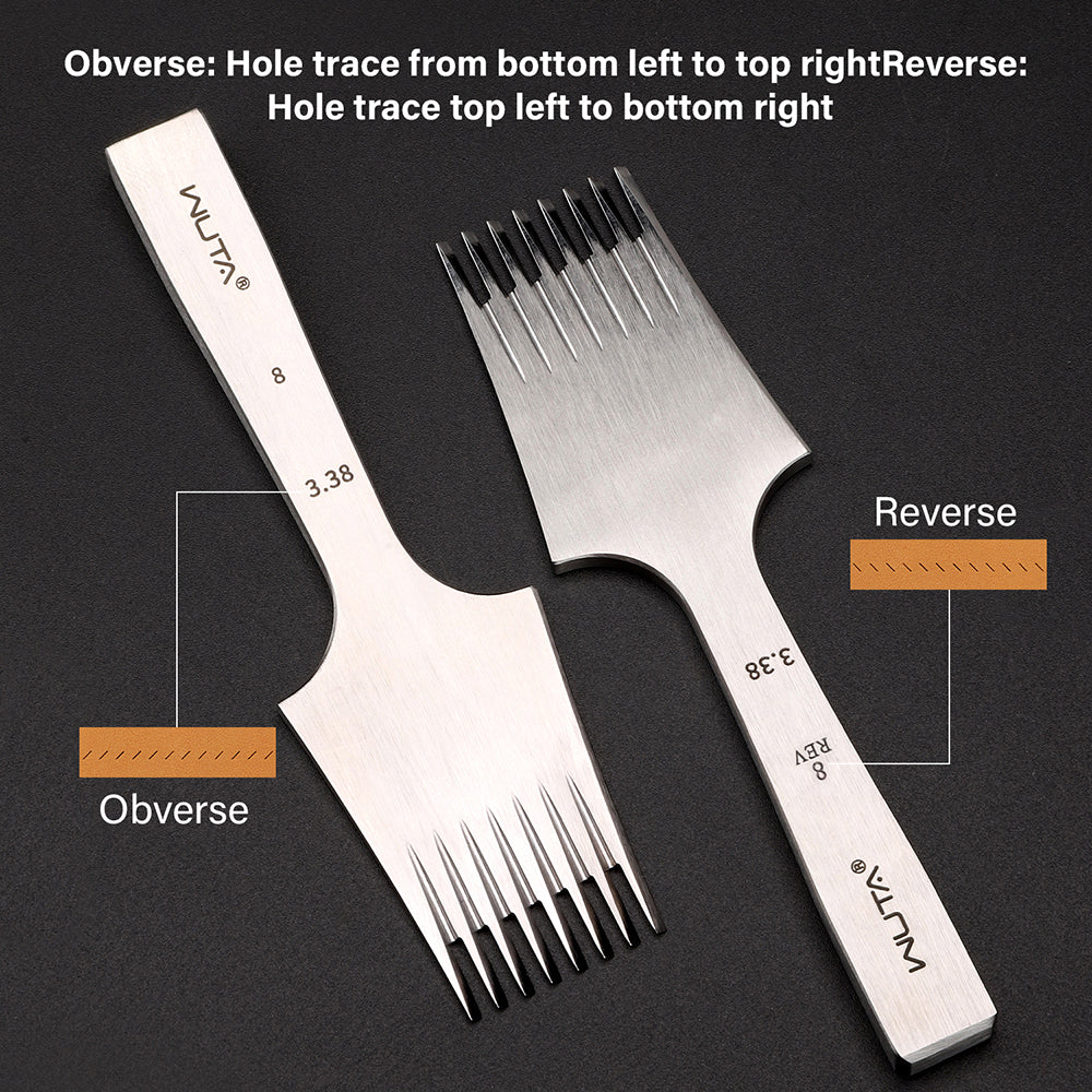 Leather Craft Chisel French Style Pricking Iron | WUTA