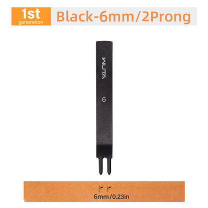 High Polished Leather Chisel Tool Diamond Thorn Iron Hole Punch| WUTA