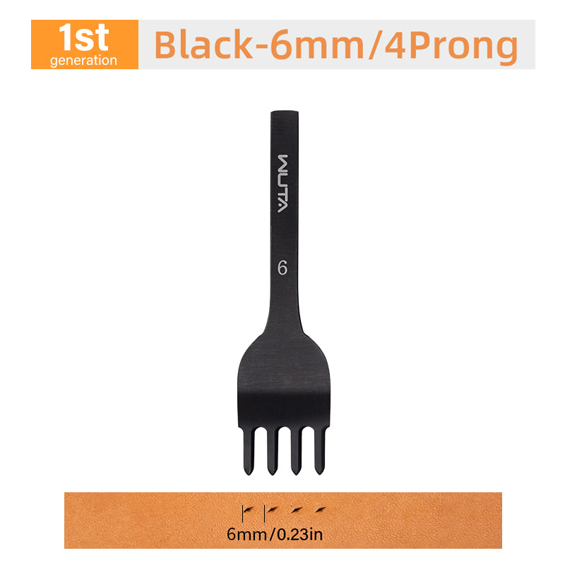 High Polished Leather Chisel Tool Diamond Thorn Iron Hole Punch| WUTA