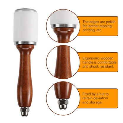 Professional Leather Carve Hammer Nylon Hammers | WUTA