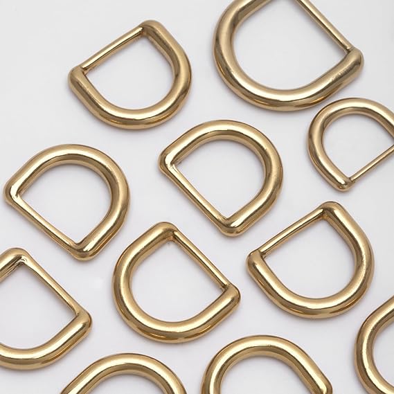 Brass D-Ring Precision Casting Findings Non-Welded D Rings | WUTA