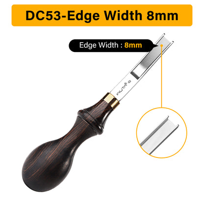 M390/DC53 Die Steel Wide Edger Skiver Edge Beveler Leather Skiving Thinning Tool | WUTA