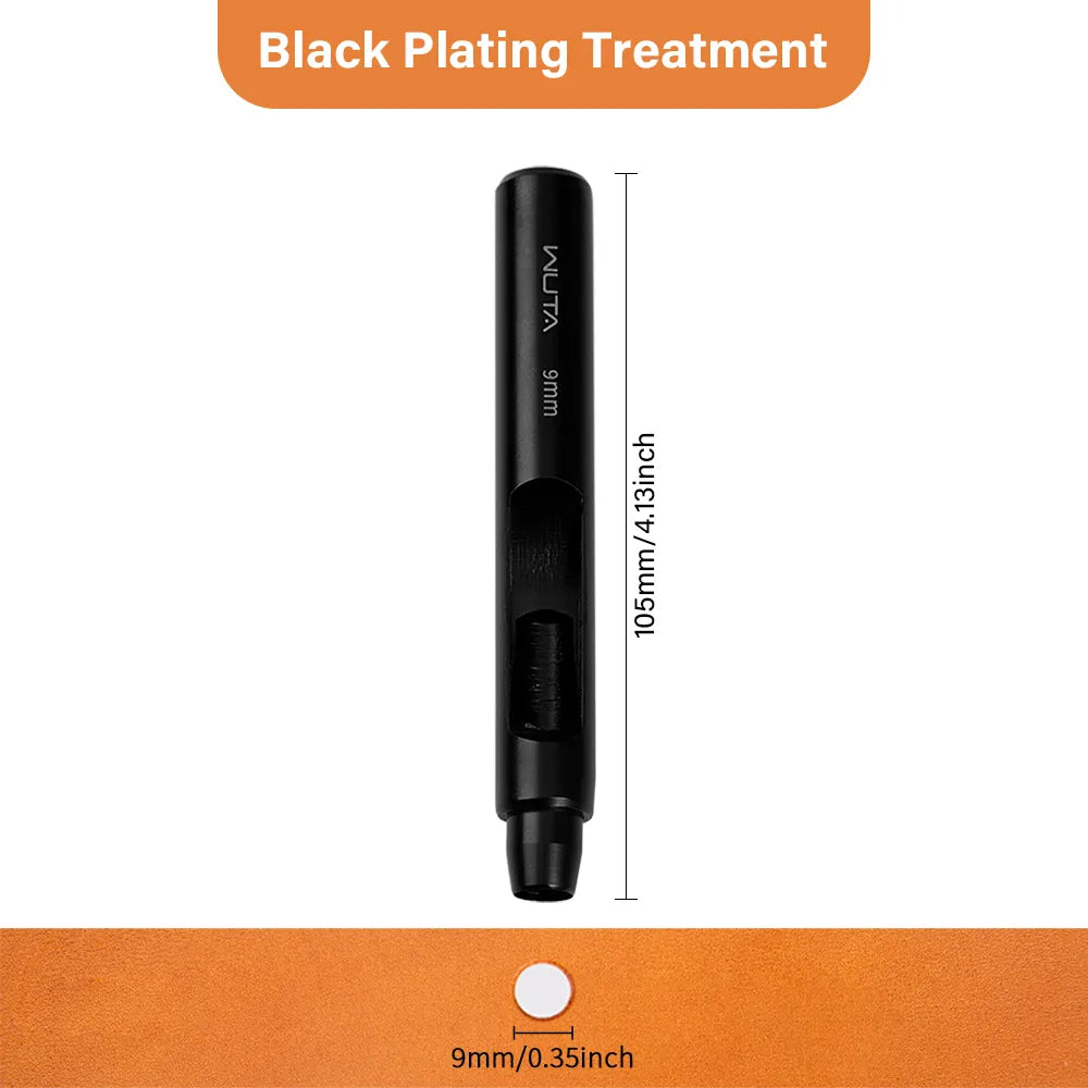 WUTA Electrophoretic Coating Round Hole Punch Leather Hollow Punch